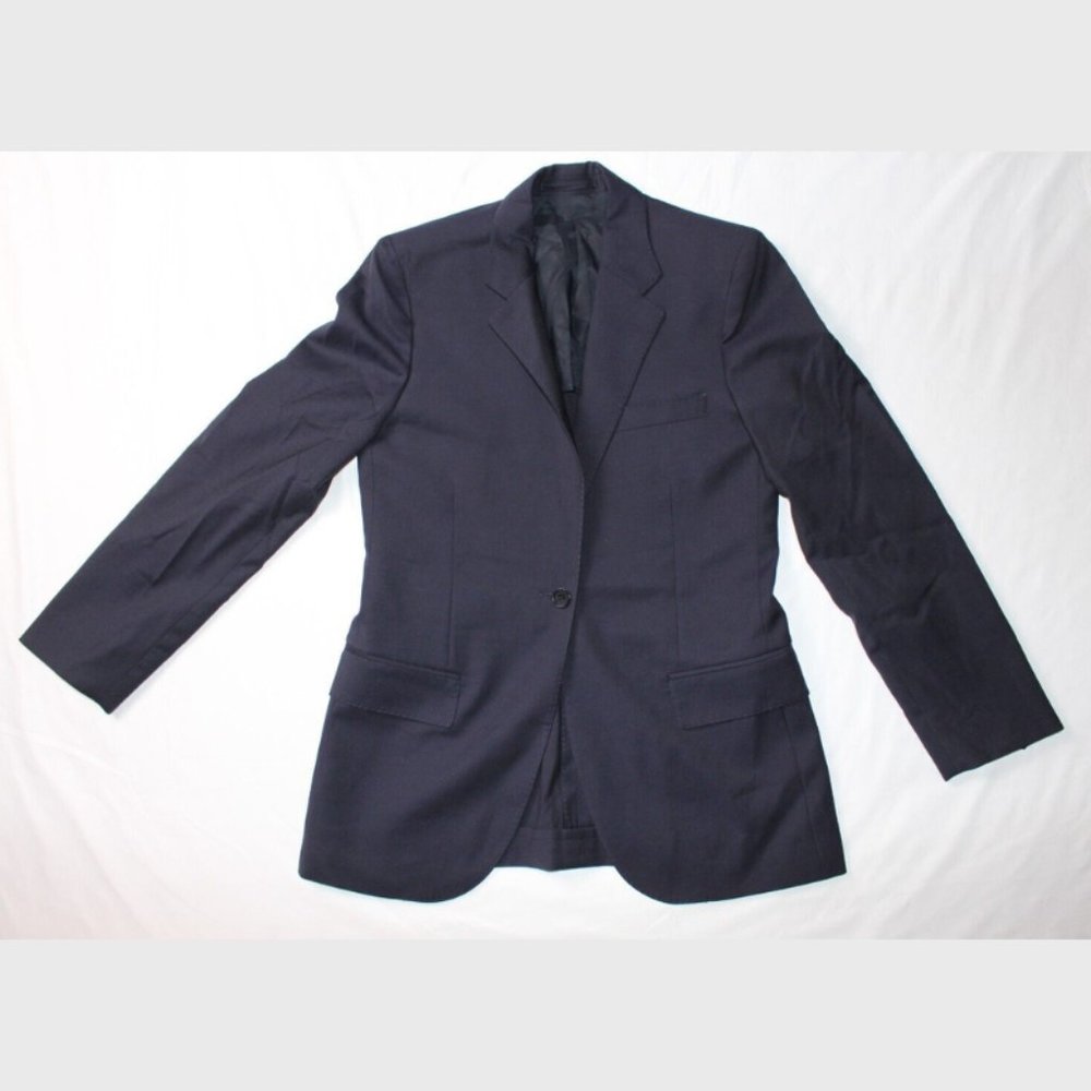 NWT Salvatore Ferragamo STAFF ONLY Navy Single Breasted Mens Suit Jacket Size 38